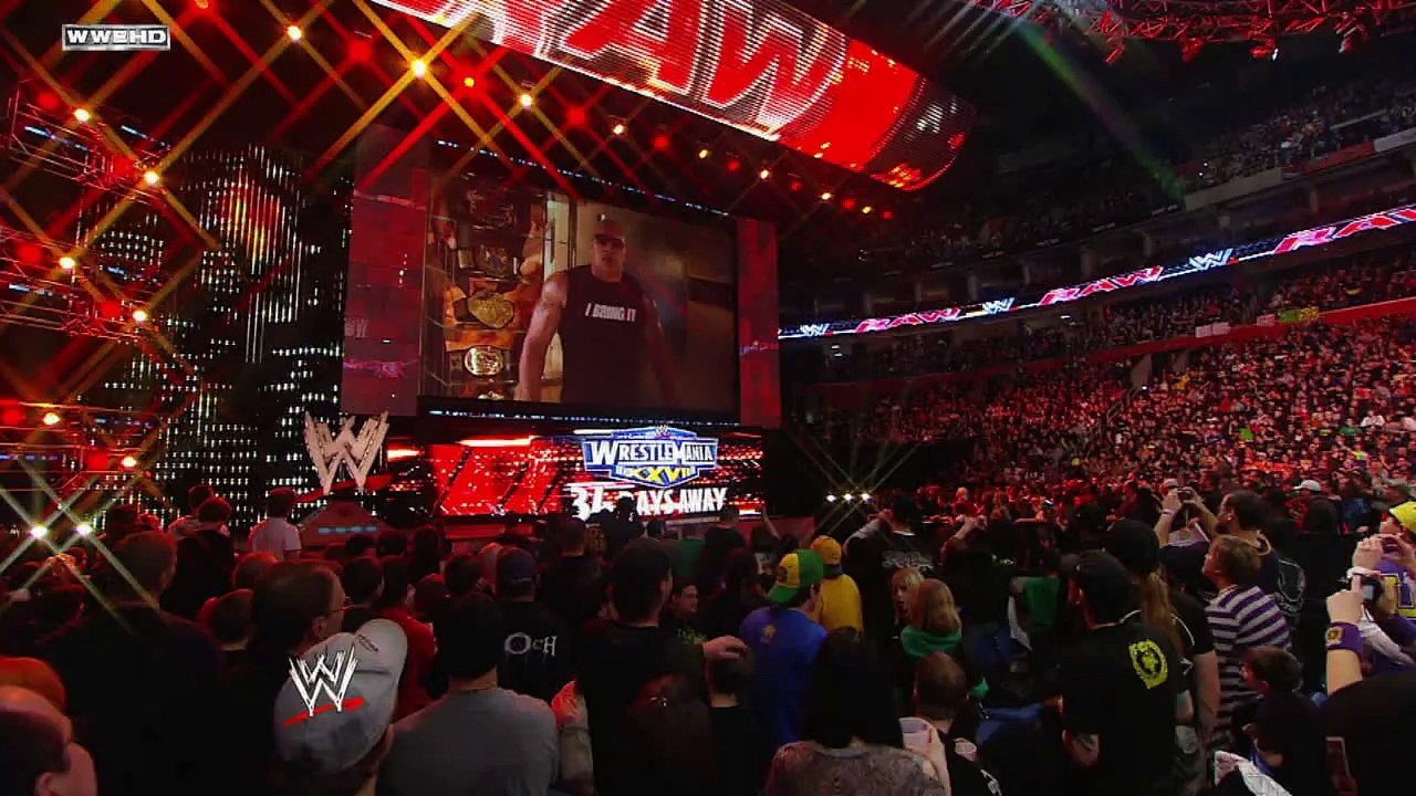 WWE Superstars: The Rock responds to John Cena on Raw