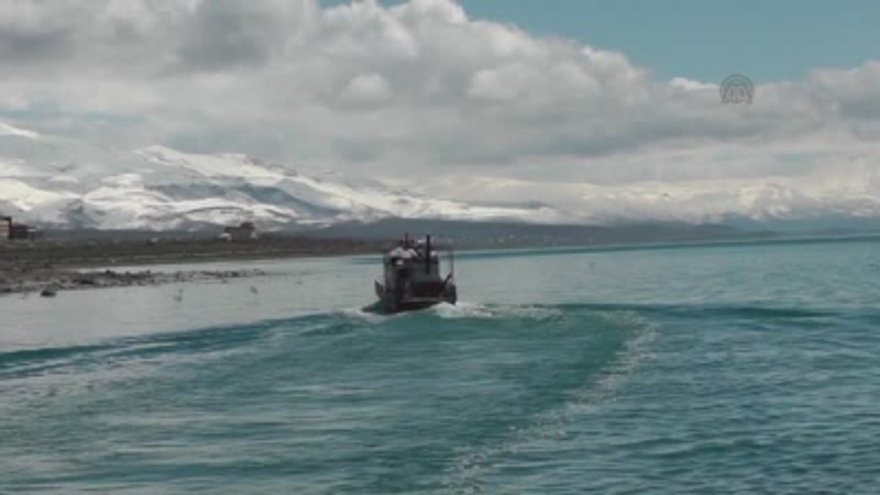 İnci Kefali Av Yasağı - Erciş'te Balıkçı Tekneleri Kıyıya Çekildi