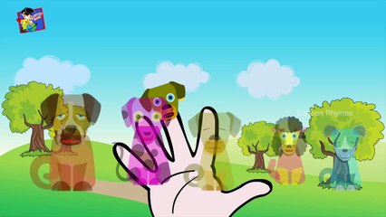 Funny Dogs Finger Family | Nursery Rhymes for Children | Cartoon Rhymes