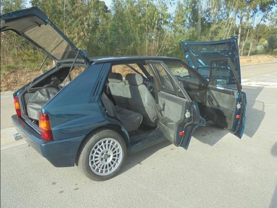 Lancia Delta HF evolution 1 Verde Derby Restauration 3