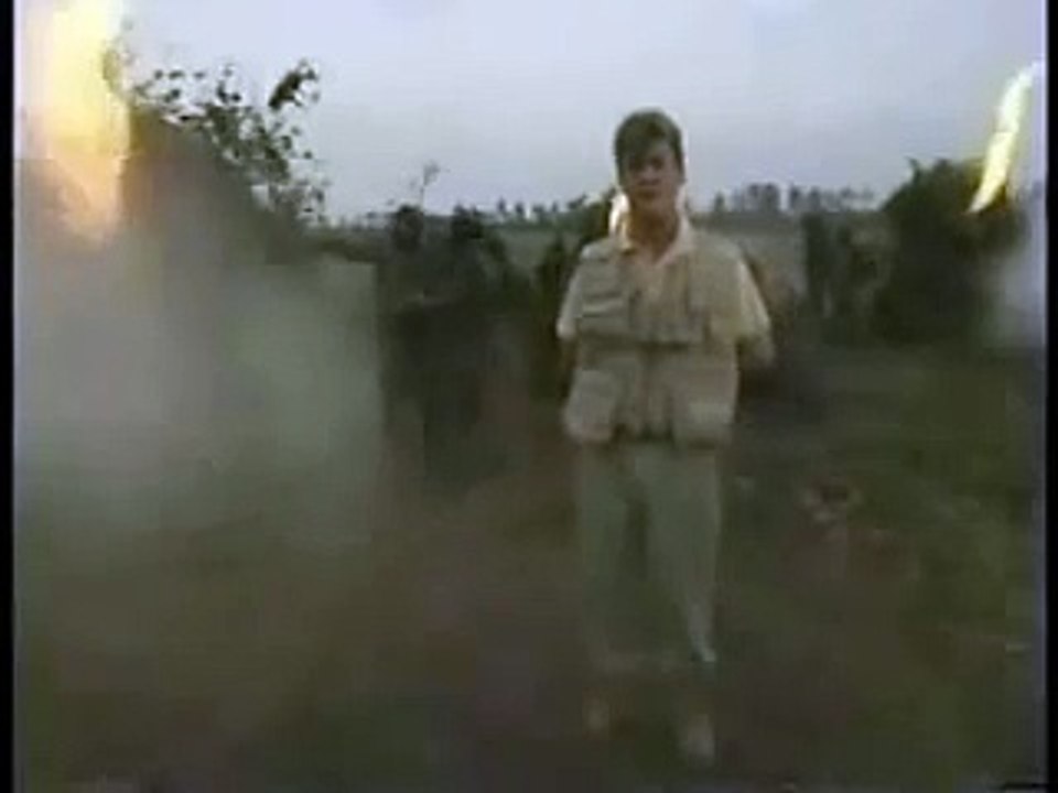 news reporter getting stoned on burning drugs