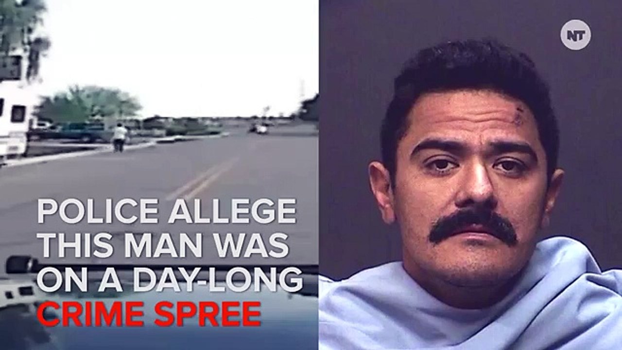 Police Car Slams Into Suspect, Dashcam Films It All