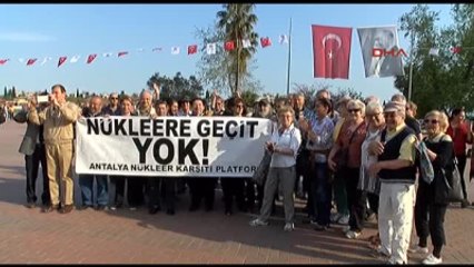 Antalya Nükleer Karşıtı Eyleme Turistlerden Destek