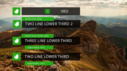 After Effects Project Files - Round to Square Clean Lower Thirds - VideoHive 9677174