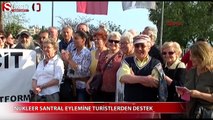 Nükleer karşıtı eyleme turistlerden destek