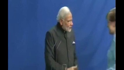 Did German Chancellor Angela Merkel just ignore Narendra Modi