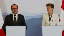 Conférence de presse conjointe avec Mme Simonetta SOMMARUGA, Présidente de la Confédération suisse