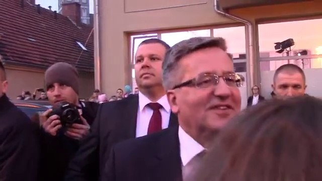 Bronisław Komorowski - Gdzie jest Szogun? - czyli przywitanie w Środzie Wielkopolskiej