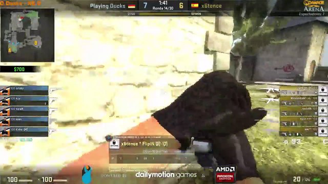 CSGO: Spanish e-Sports - 99Damage ARENA - Playing Ducks Vs X6tence 2/3 (REPLAY)