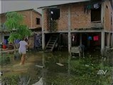 Parroquia de El Oro permanece inundada por fuertes lluvias