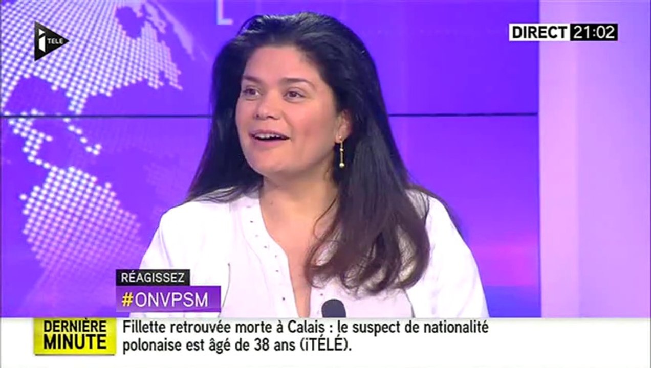 Raquel Garrido invitée à "On Ne Va Pas Se Mentir" sur ITélé le 15/04/2015