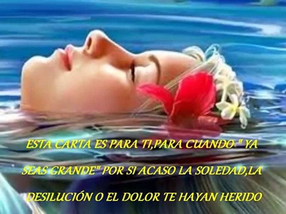 CARTA PARA MI HIJA