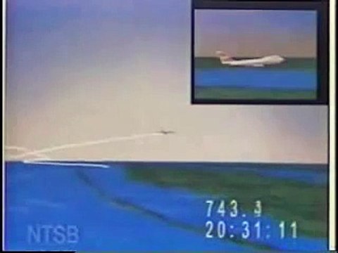 TWA 800: CIA Animation: NTSB Animation #1 Flight Path View