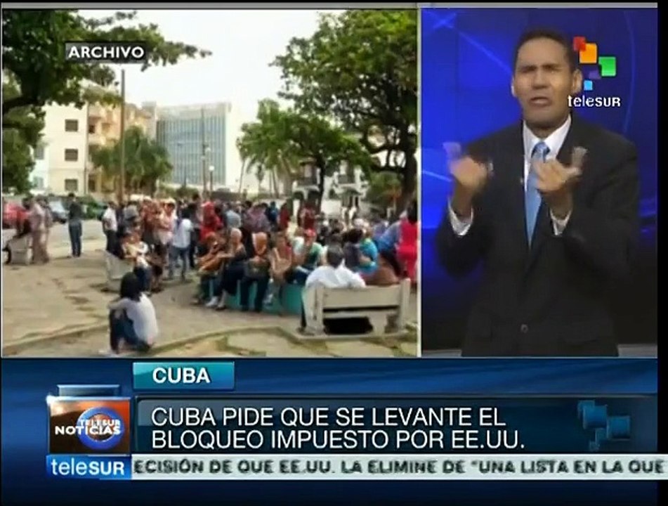 Pide Cuba a EE.UU. que levante el bloqueo económico y comercial