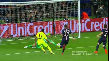 All goals - PSG 1-3 Barcelona 15.04.2015 HQ