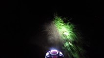 Quantock mountain bike night ride. KLF - 3am Eternal. HD Go Pro Helmet Cam