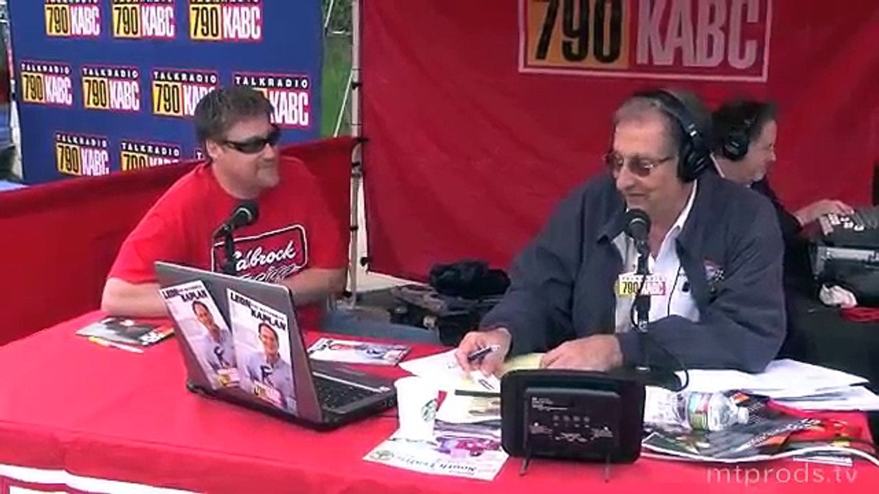 Leon Kaplan the motor man KABC Radio show @ edelbrock foundation revved up for kids 13 5 5