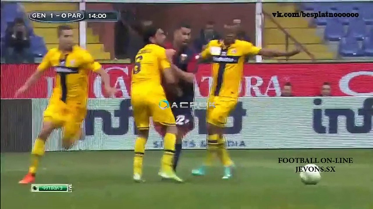 Genoa v. Parma FULL highlights