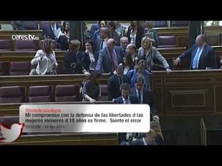 El Congreso aprueba, con la mayoría, del PP la reforma de la ley el aborto