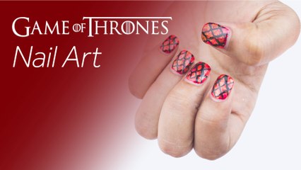Game Of Thrones Inspired Nail Art | Dragon Scales