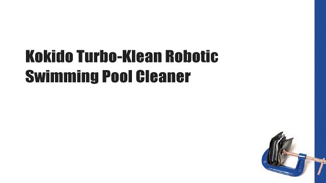 Kokido Turbo-Klean Robotic Swimming Pool Cleaner
