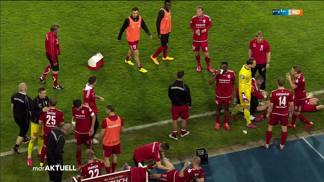 FSA Pokal Halbfinale 2014/15 1. FC Magdeburg - Hallescher FC