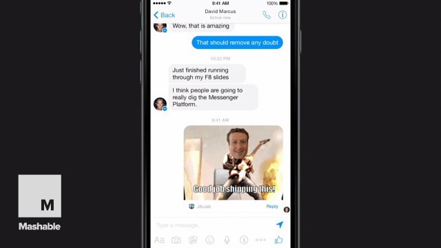 Zuckerberg announces Facebook Messenger updates