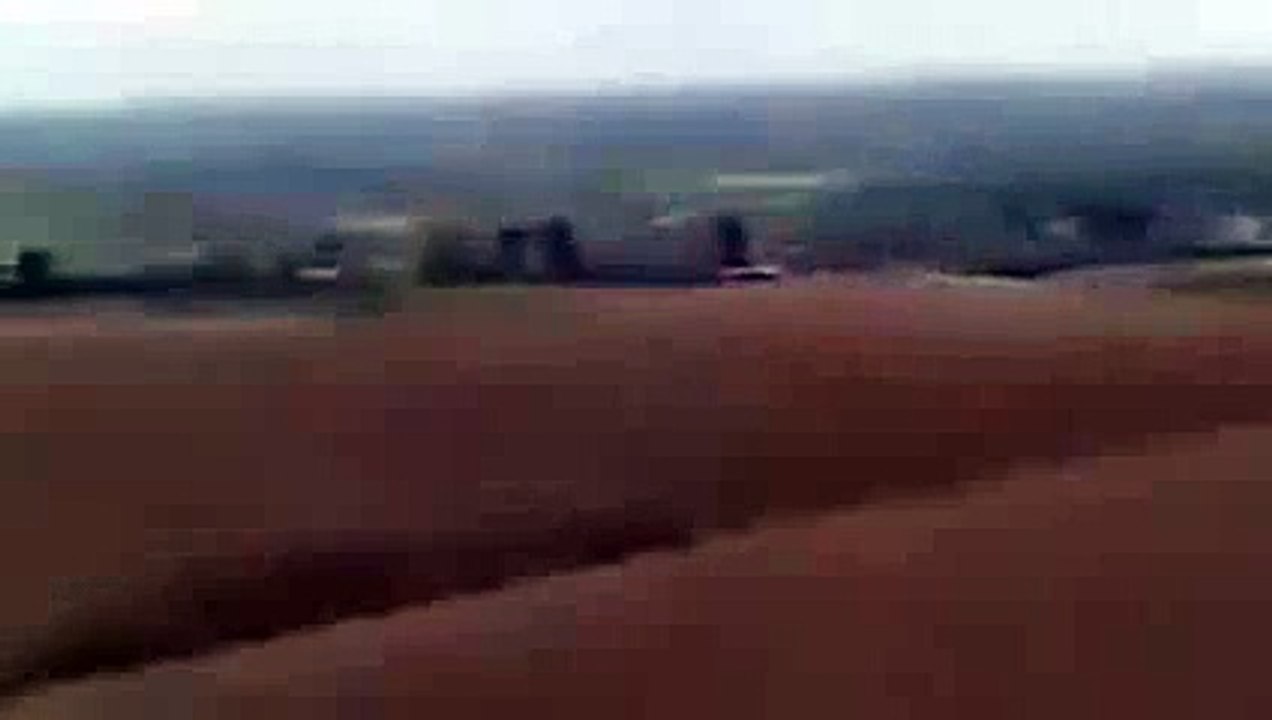 blown in the air