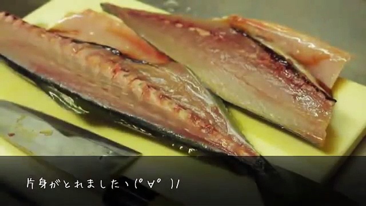 ハマチの捌き方【刺身】　How to Clean a Fish
