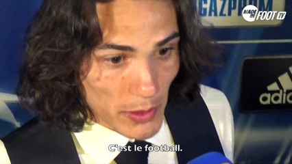 PSG - Barça : La réaction de Cavani