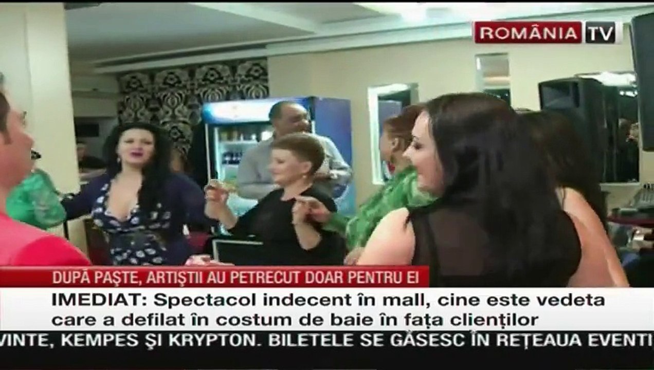 Formatia Simona Tone si popularii petrec si dupa Paste(14aprilie2015) -stireRomaniaTv