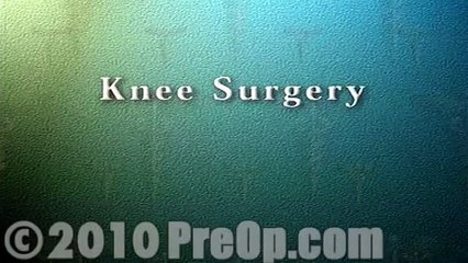 Arthroscopic Meniscus Repair of Knee  PreOp® Patient Education Feature