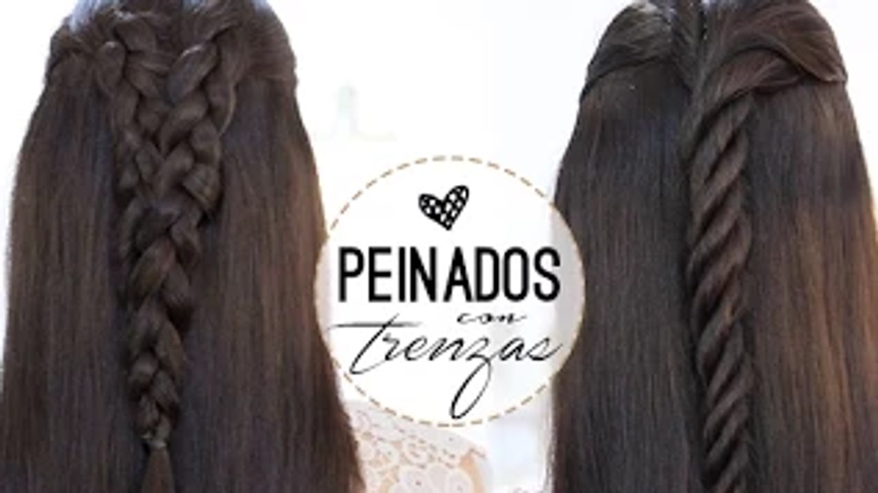Peinados con trenzas " Easy hairstyles with braids"