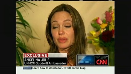 Angelina Jolie on CNN with Anderson Cooper 360