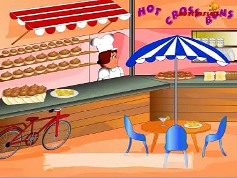 Hot Cross Buns with Lyrics - Kid's Songs - Animation English Nursery Rhymes For Children