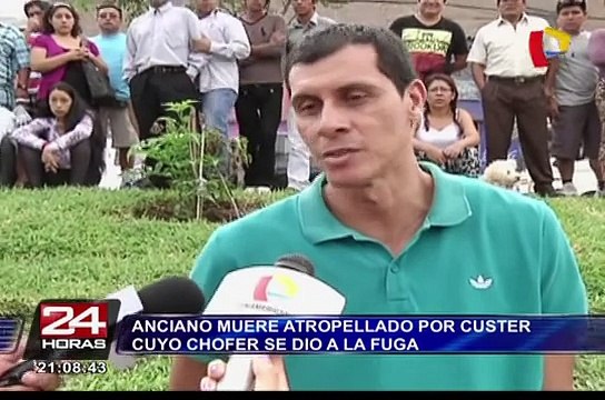 Anciano muere atropellado por cúster en Villa María del Triunfo