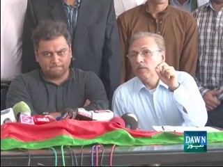 Arif Alvi demands transparency in NA-246 battle