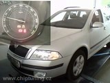 Chiptuning   měření výkonu Škoda Octavia 2 1.9 TDI PD 77kW