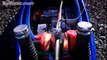 Ice lake drag race - Richard Hammond Tomcat v engine powered canoe - Top Gear - BBC