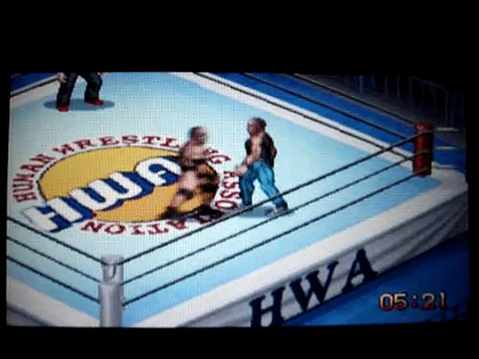 PSP running Fire Pro Wrestling G PSX (3 of 3)