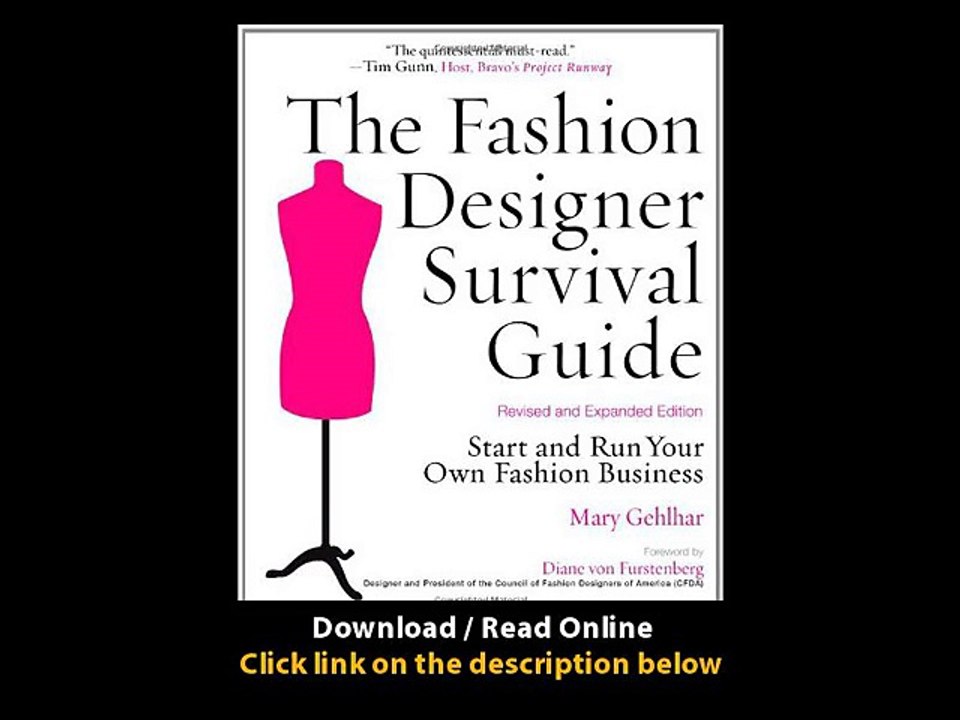 Download The Fashion Designer Survival Guide Revised and Expanded Edition Start