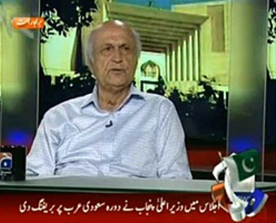 Ishaq Khakwani (PTI) Hamid Mir ka Sawal Gol Kar Gaye- Watch Hamid Mir's reaction
