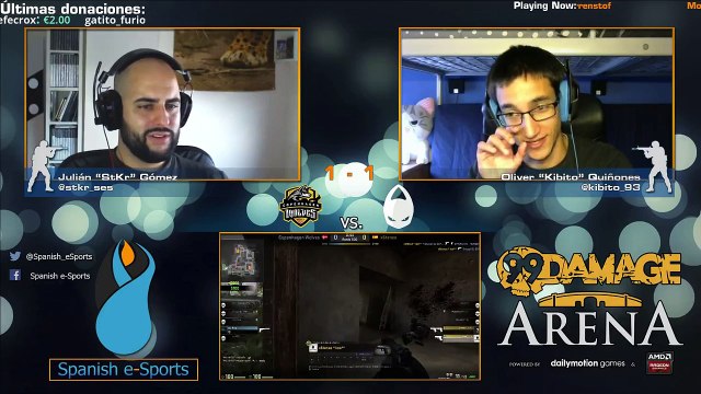 CSGO: Spanish e-Sports - 99Damage ARENA - CPH Wolves Vs X6tence 2/3 (REPLAY)