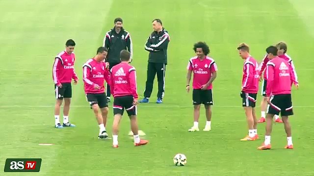 L’incroyable geste technique de Cristiano Ronaldo à l’entraînement