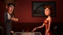 What happens when you meet your crush CGI Animated Short Brain Divided