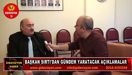 BAŞKAN SIRTI’DAN BOMBA AÇIKLAMALAR