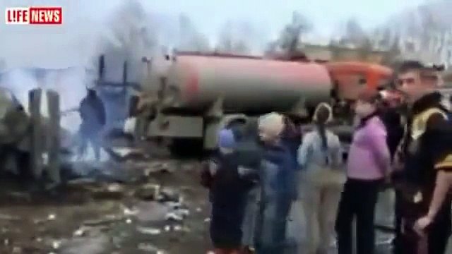 Тушат пожар говном