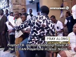 THAT GOLIATH, BE REMOVED! Prayer With TB Joshua