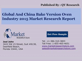 Global_and_China_Bake_Version_Oven_Industry_2015_M