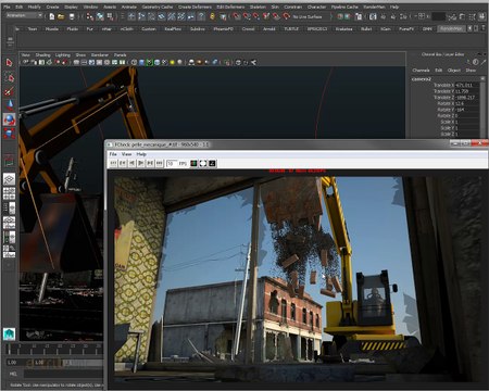 Tuto du Jeudi : Maya 2015 setup pelle mecanique